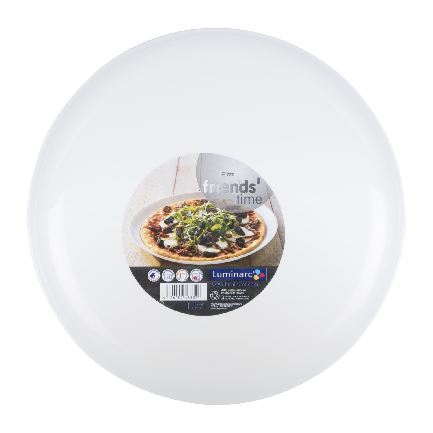 Luminarc Pizza Plate - White Image 1