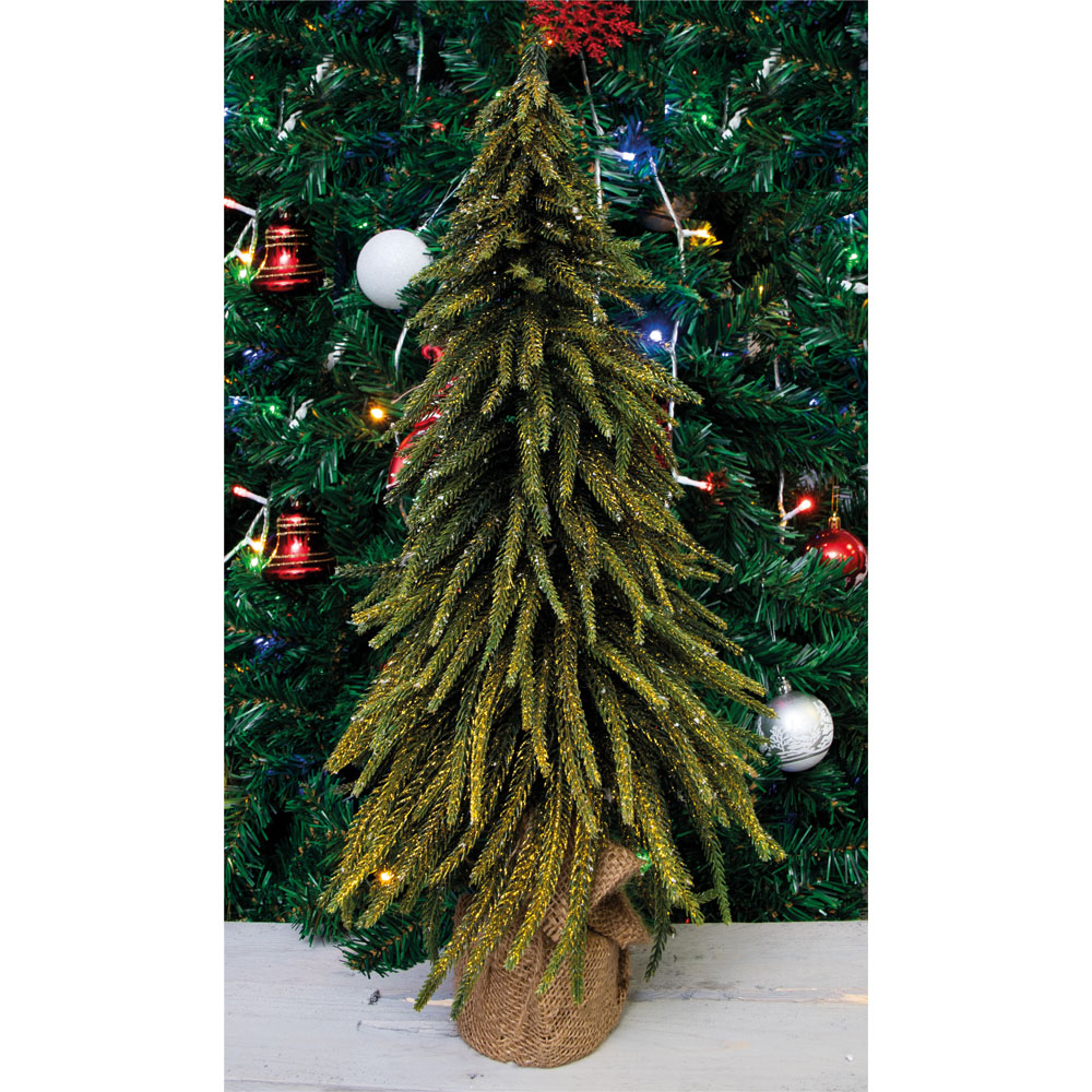 St Helens Gold Finish Decorative Christmas Tree 52cm Image 3
