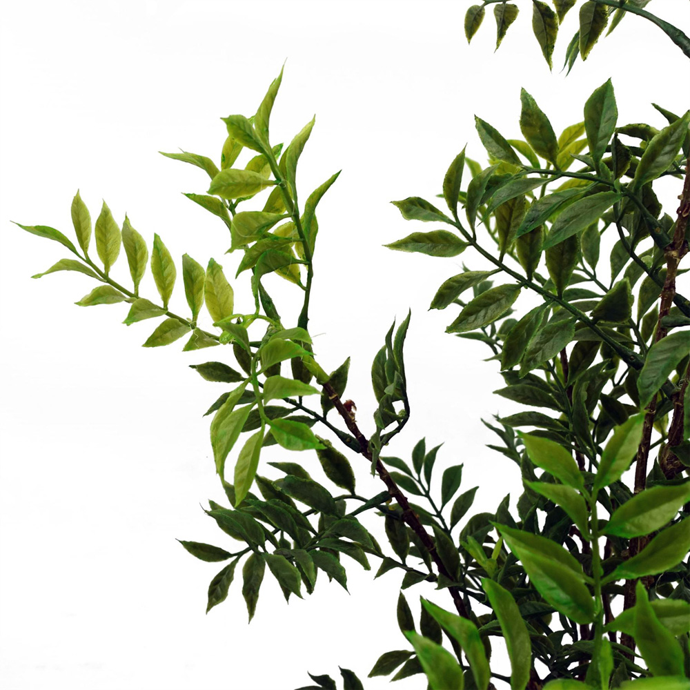 Leaf Nandina Bonsai Ficus Artificial Tree 60cm Image 3