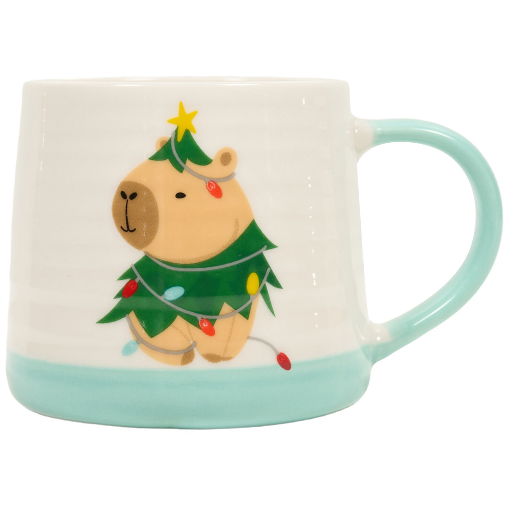 Capybara Ribbed Mug Image 5