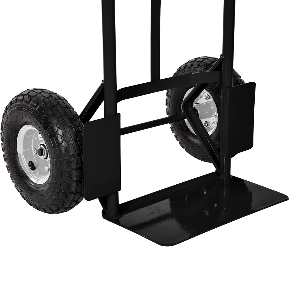 tectake Black Heavy Duty Steel Sack Barrow 200kg Image 2