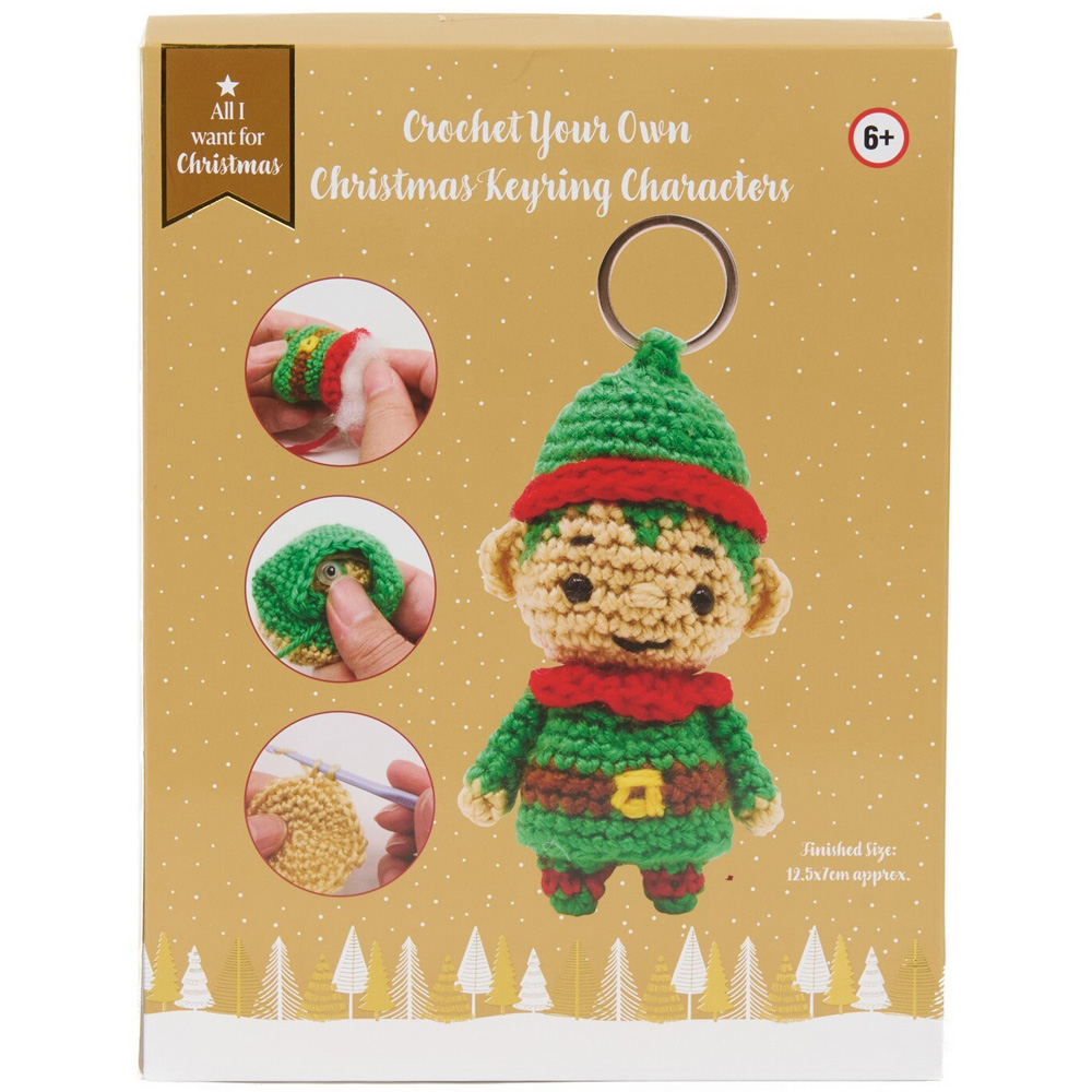 Crochet Your Own Christmas Keyring Characters Kit Image 8