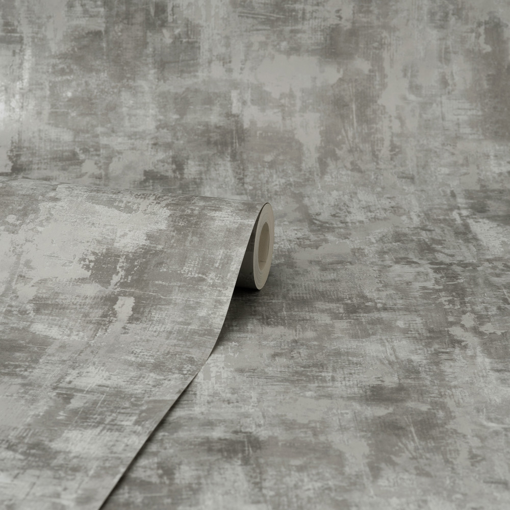Fine Decor Sierra Texture Dark Silver Wallpaper Image 2