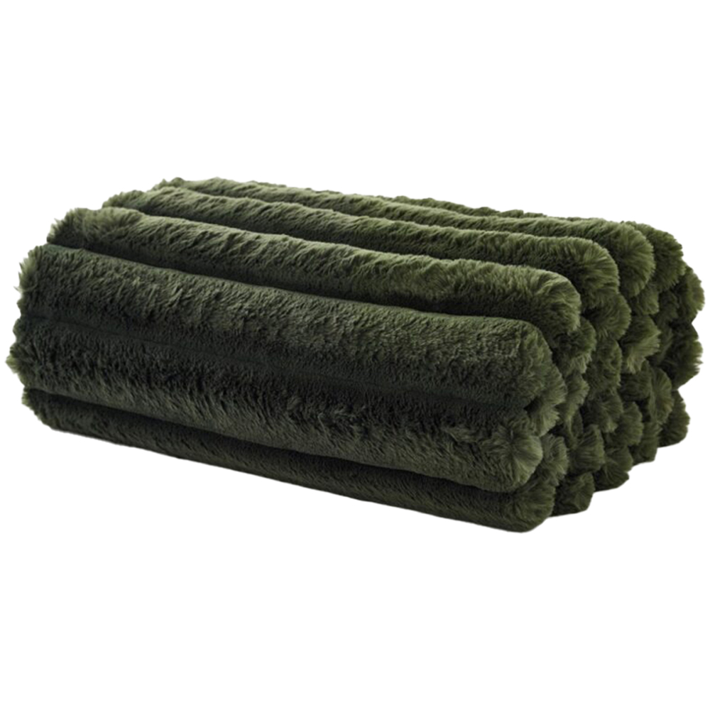 Deyongs Kenwood Fern Faux Fur Throw 130 x 170cm Image 1