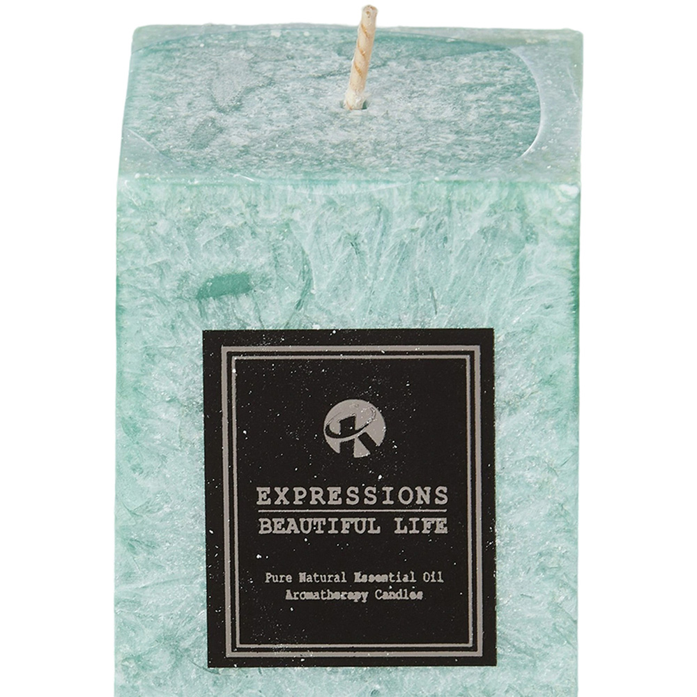 Living and Home Green Lime Basil Scented Candle Set of 3 Image 3