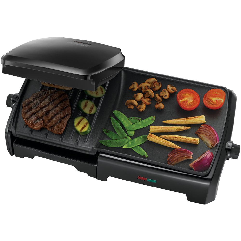 George Foreman 23450 Grill with Griddle Image 2