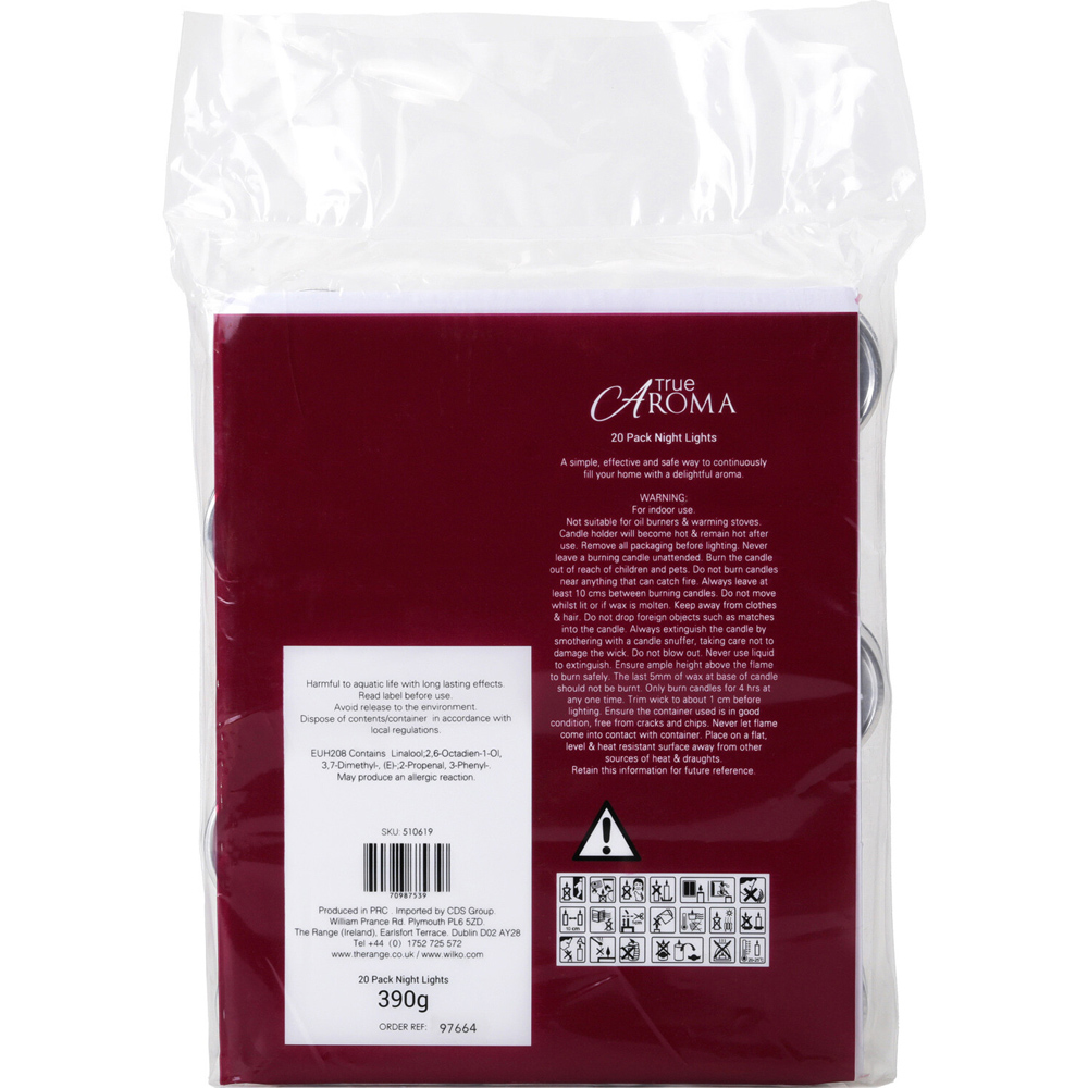 Pack of 20 True Aroma Tealights Image 3