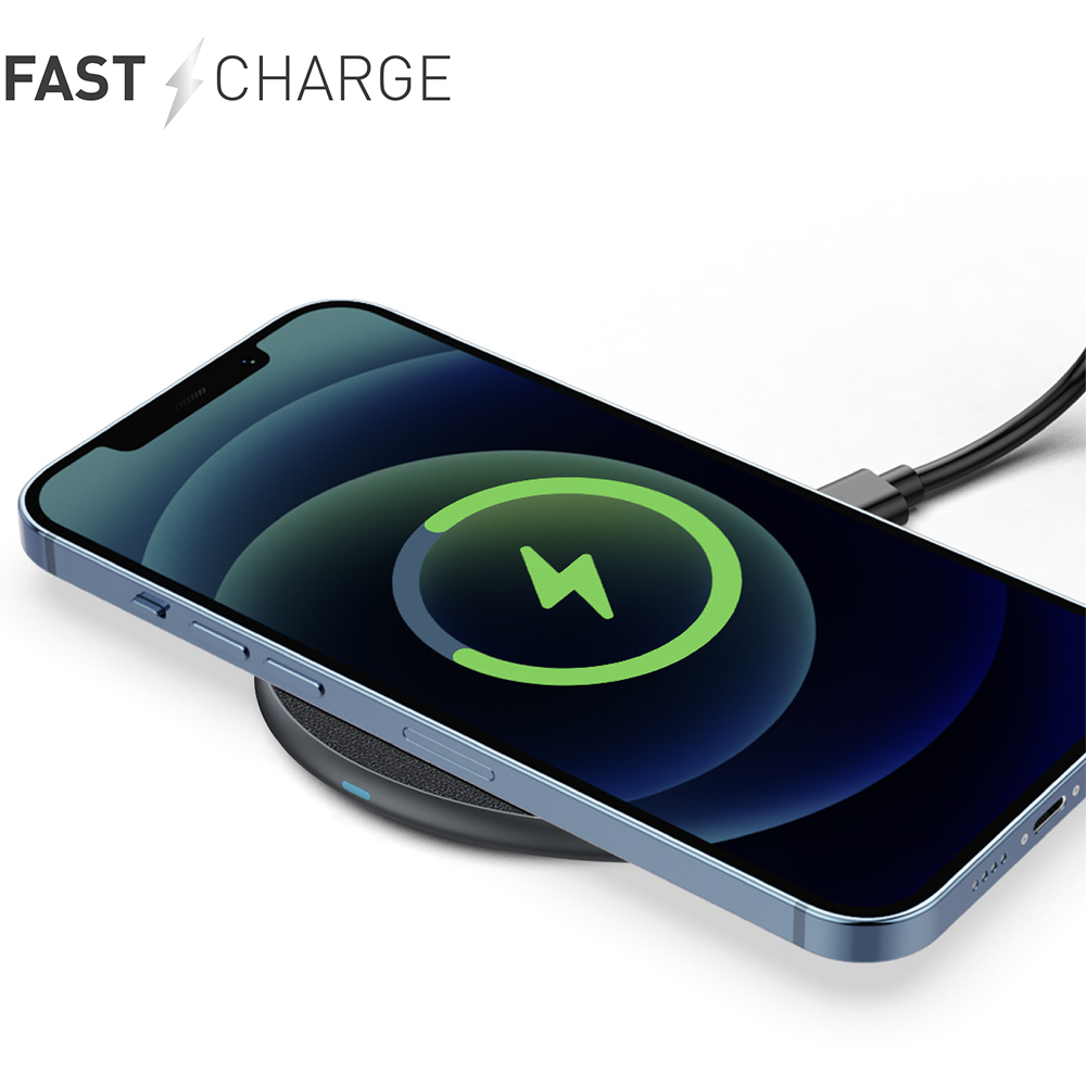 SilverLabel Black Wireless Charging Pad 15W Image 5