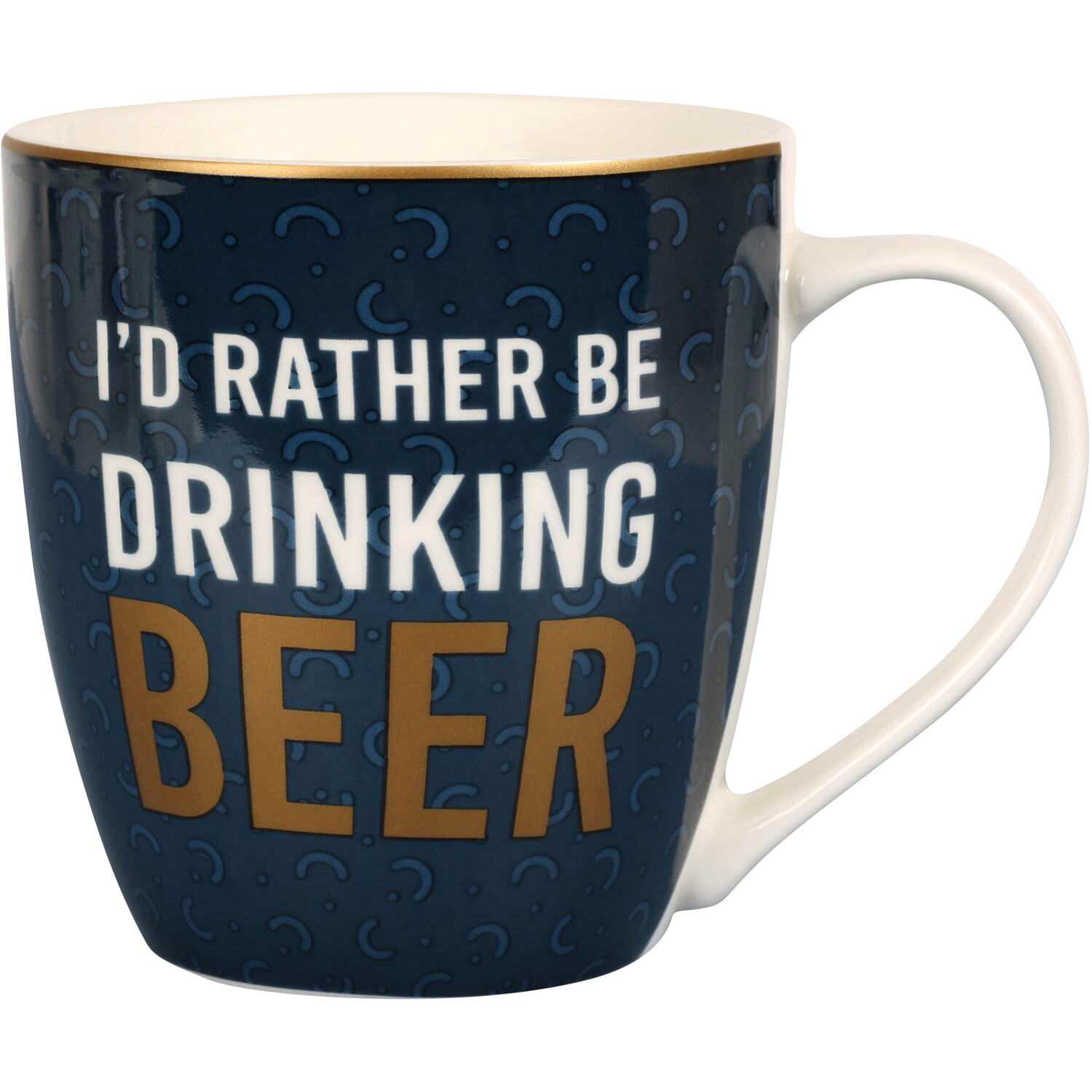 Beer Jumbo Mug - Navy Image 1