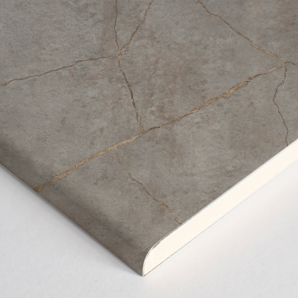 Wetwall Elite Tongue and Groove Gold Stone Shower Panel 2420 x 600mm Image 3