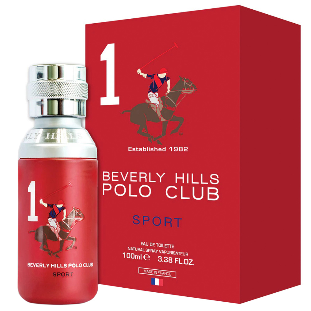 Beverly Hills Polo Club Sport Men One Red Eau De Toilette 100ml Spray Image