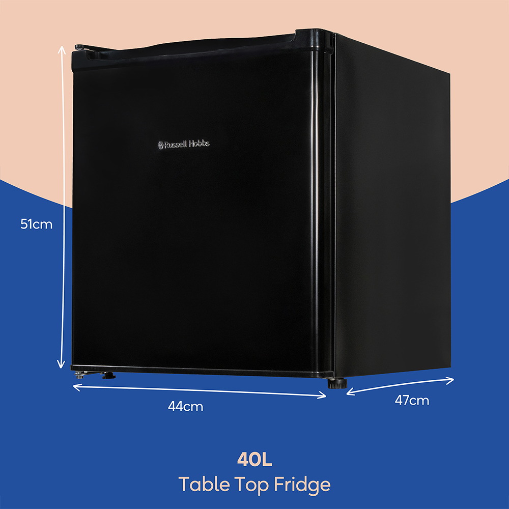 Russell Hobbs RHTTLF2E1B Black Larder Fridge 40L Image 9