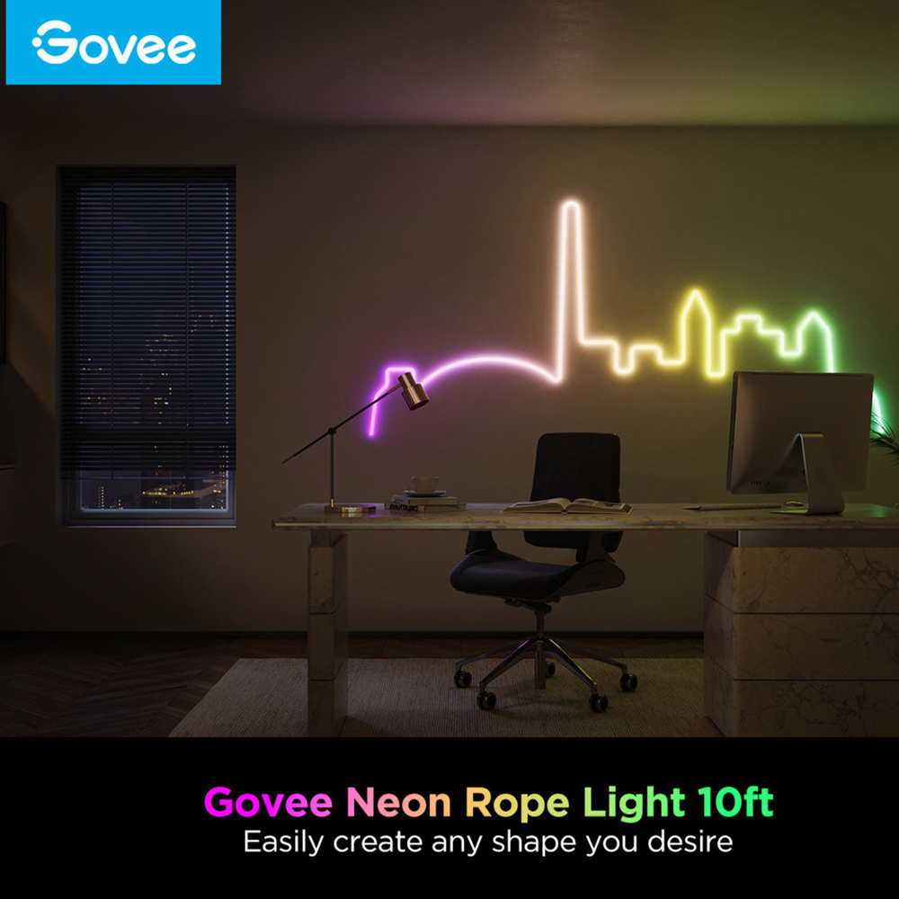 Govee RGBIC LED Smart Neon Rope Light 3m Image 7