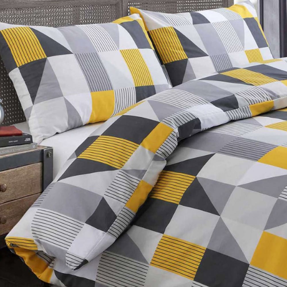 Velosso Jazz King Size Yellow Duvet Set Image 2