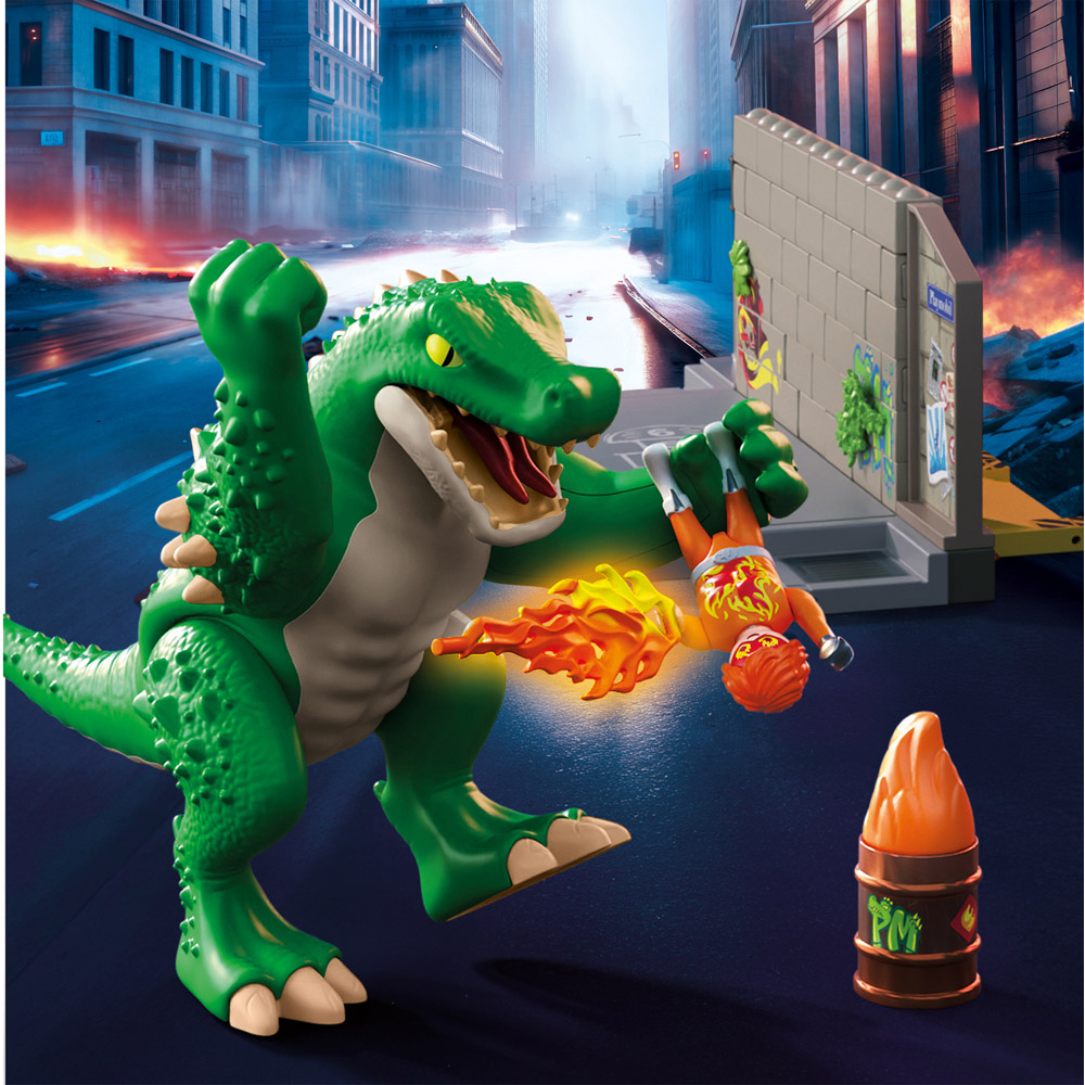 Playmobil Hero Battle Against Giant Lizard Playset Image 7