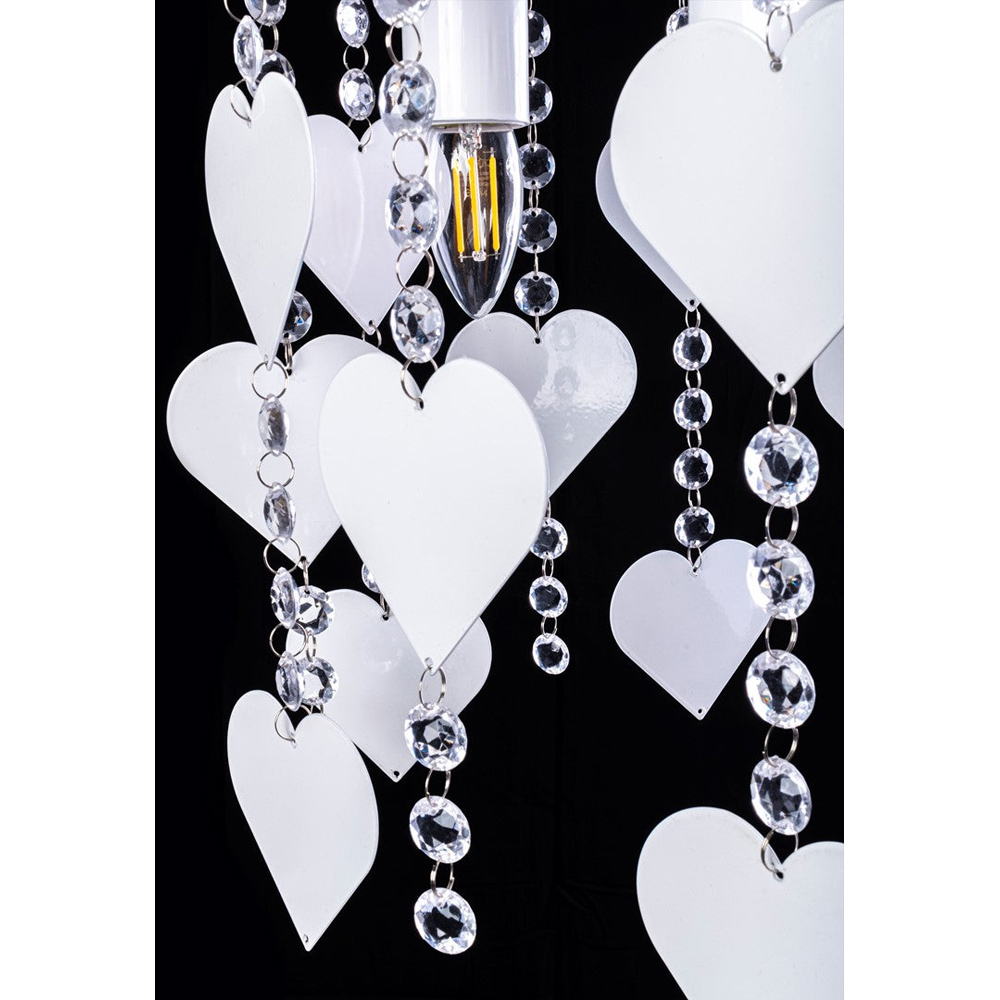 Milagro Corazon White Ceiling Lamp 230V Image 3