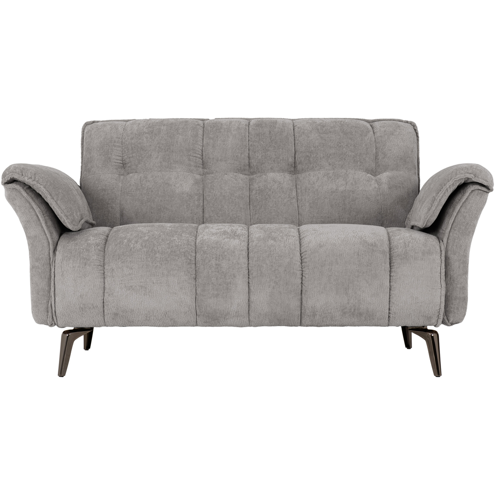 Seconique Amalfi 2 Seater Grey Fabric Sofa Image 3