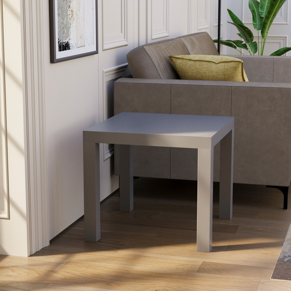 Vida Designs Beeston Grey Side Table Image 6
