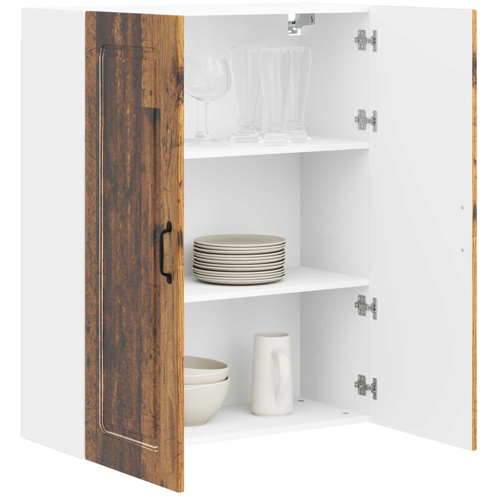 vidaXL 2 Door Old Wood Kitchen Wall Cabinet Image 3