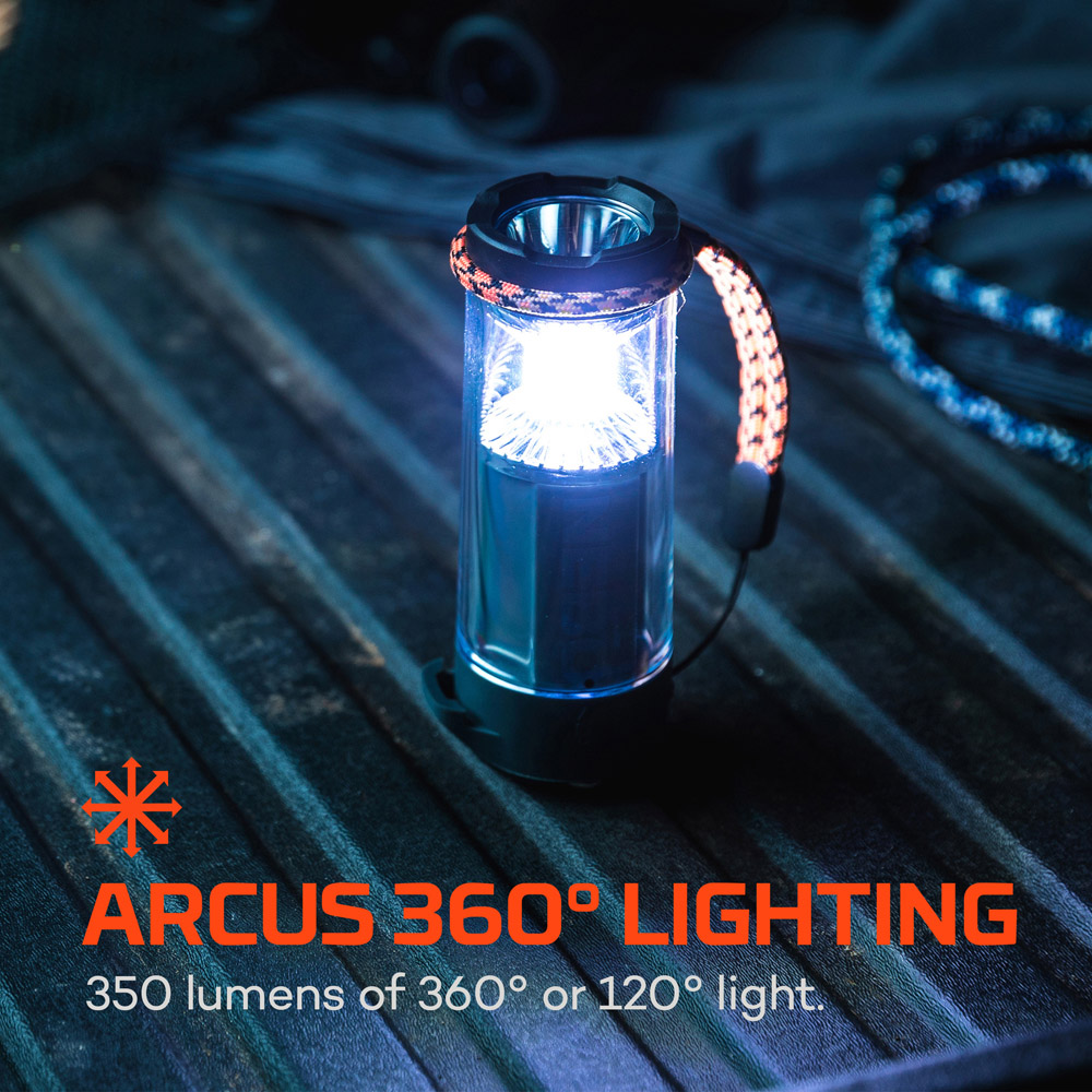 Nebo Galileo Tempest 350 2-in-1 350 Lumens Lantern and Spotlight with AA Batteries Image 9