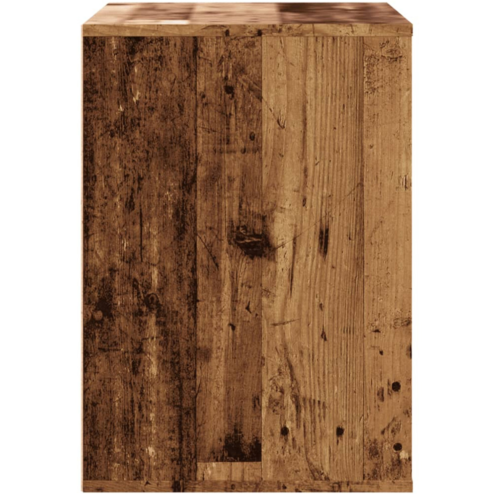 vidaXL Single Door 2 Shelf Sonoma Oak Wooden TV Cabinet Image 5