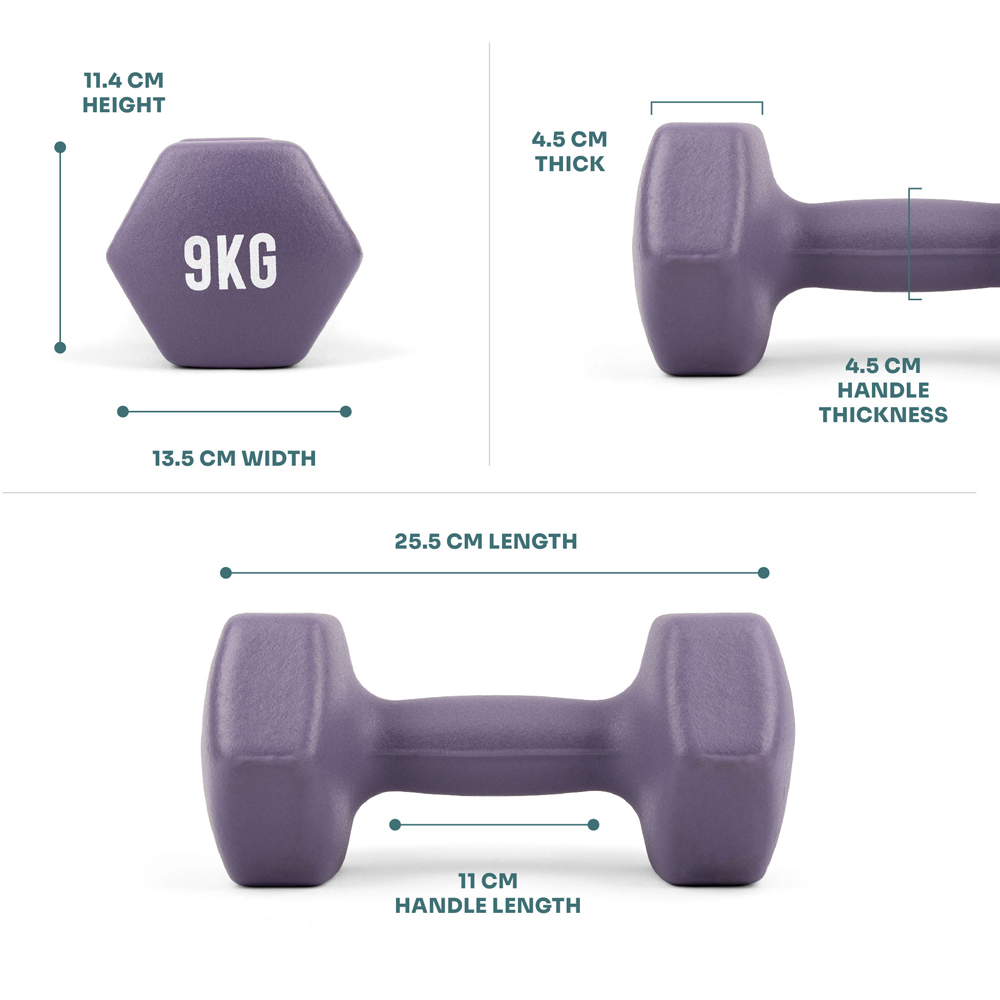 Myga Dumbbell 9kg 2 Pack Image 3