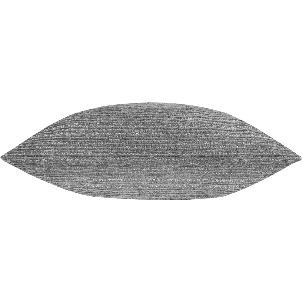 Paoletti Jupiter Graphite Chenille Jacquard Cushion 50 x 50cm Image 3