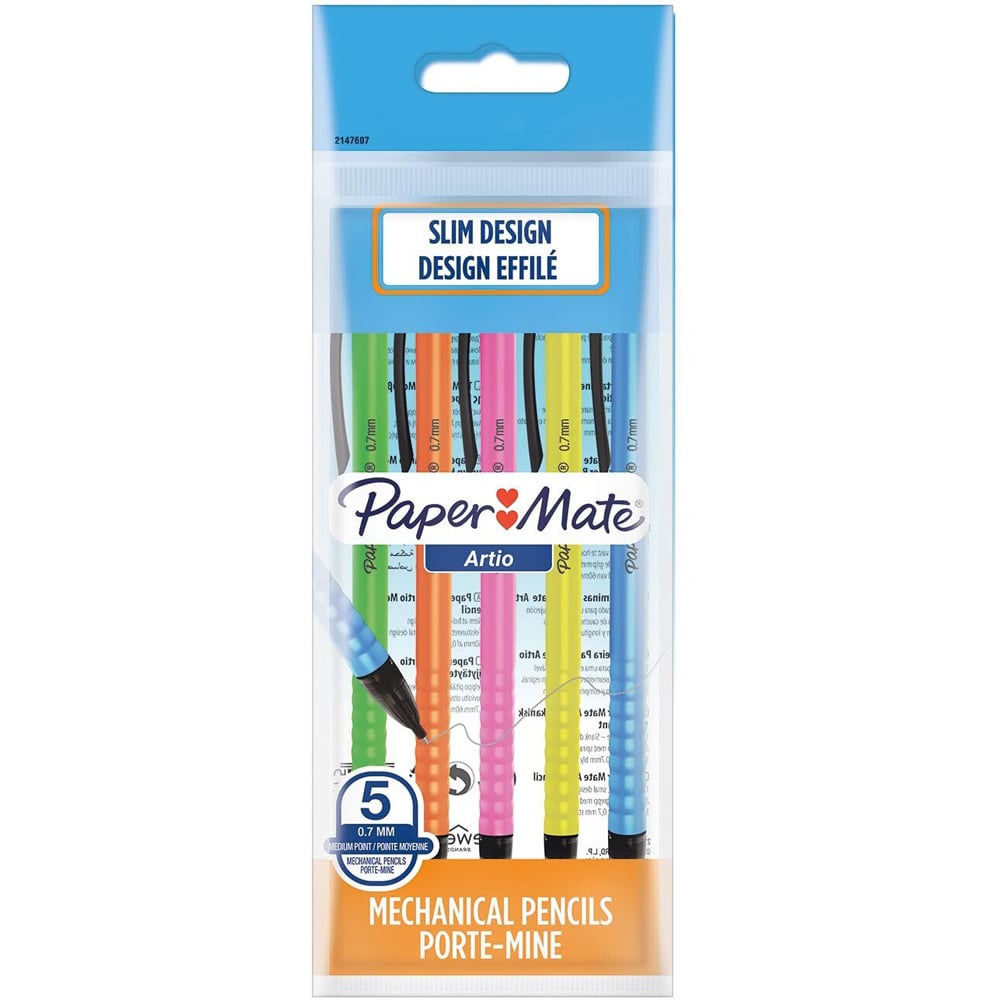 Pack of Five Papermate Mechanical Pencils Image 1