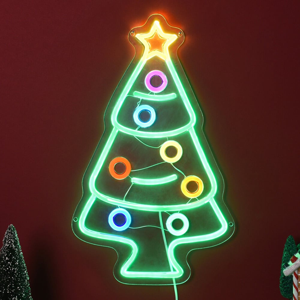 Christmas Tree LED Neon Sign Image 1