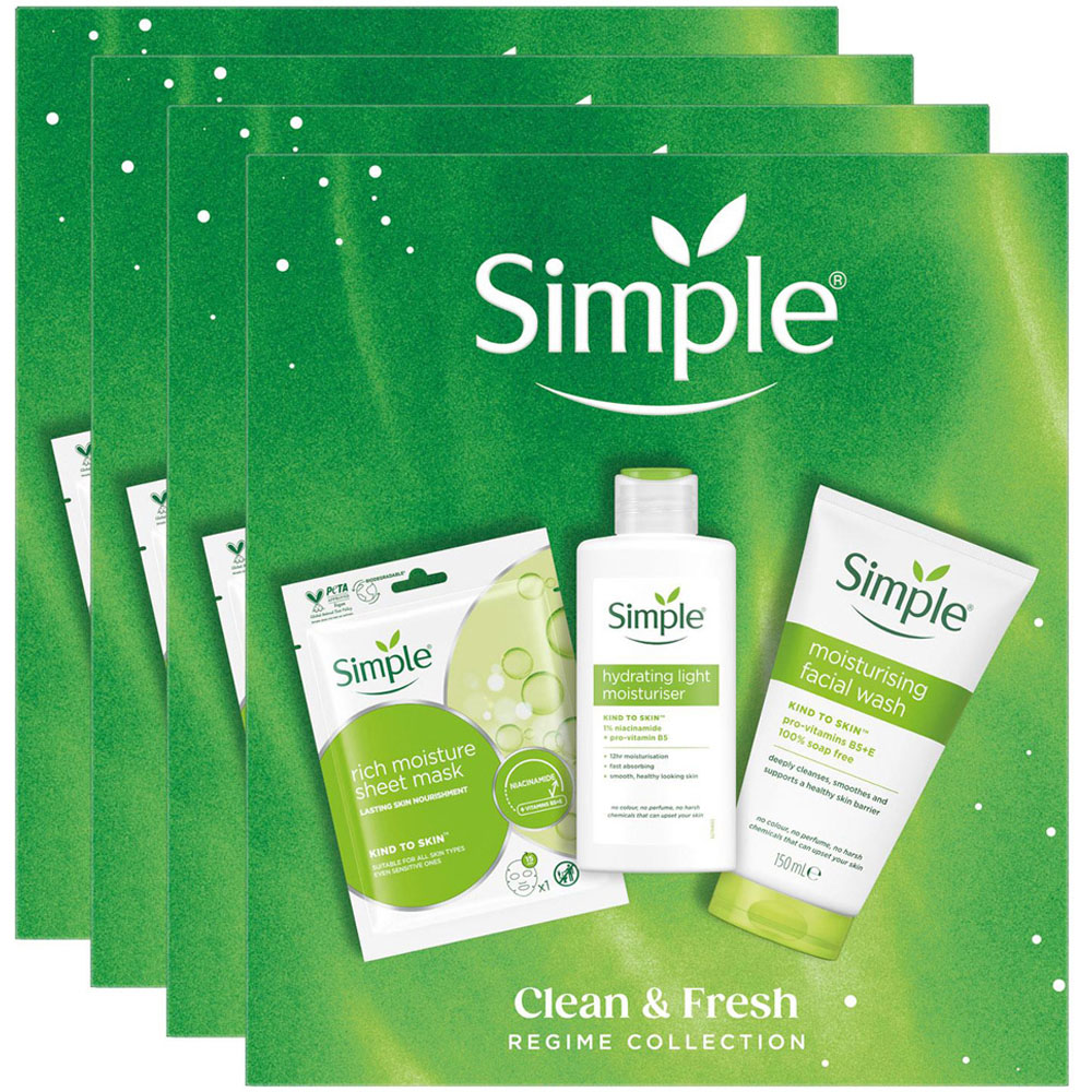 Simple Clean and Fresh Trio Gift Set 4 Pack Image 1