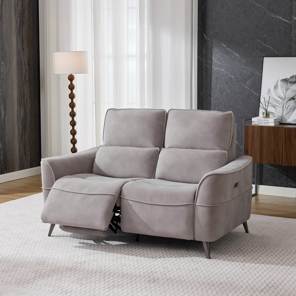 Astoria 2 Seater Oyster Recliner Sofa Image 3