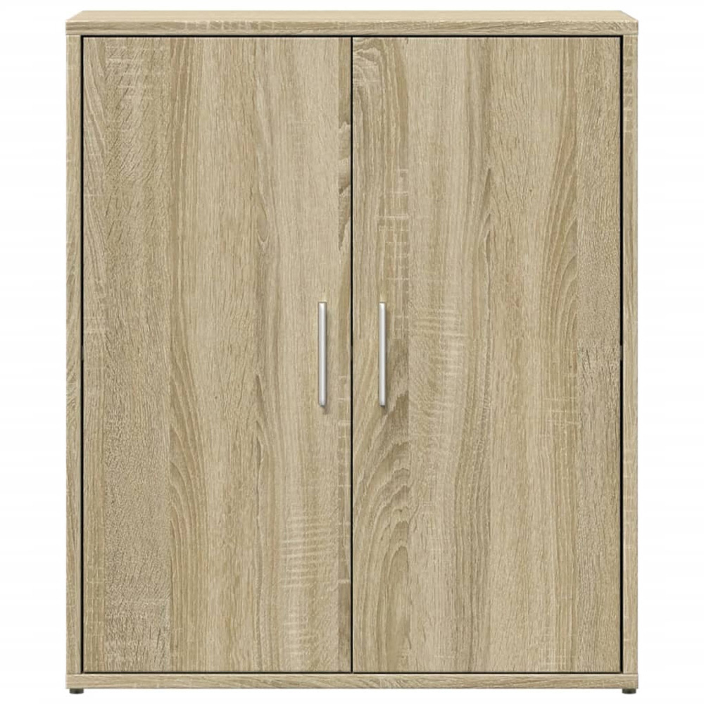 vidaXL 2 Door Sonoma Oak Sideboard Image 4