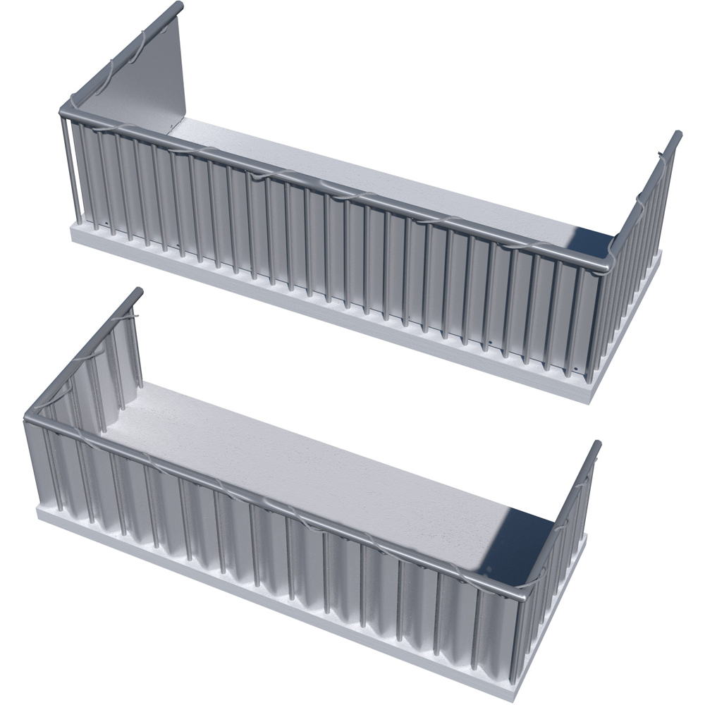 tectake Grey Type 2 Balcony and Garden Privacy Screen Image 2