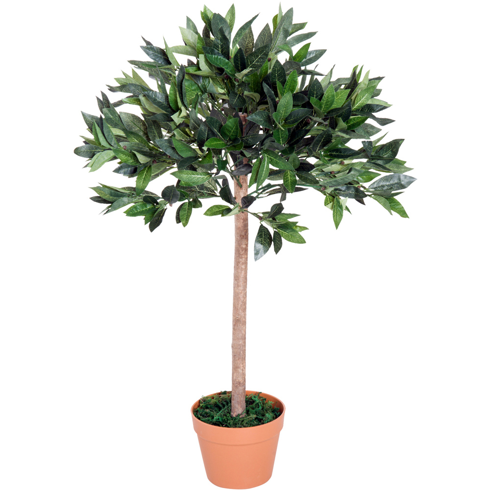 Outsunny Olive Tree Artificial Plant In Pot 3ft Image 1