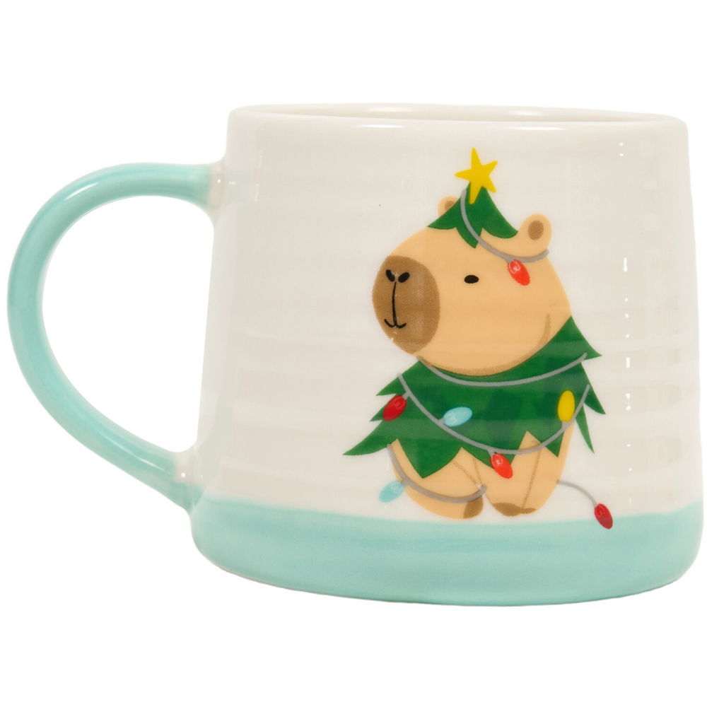 Capybara Ribbed Mug Image 3