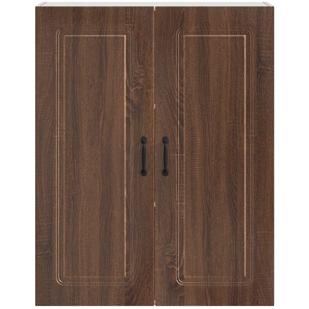 vidaXL 2 Door Grey Sonoma Kitchen Wall Cabinet Image 4