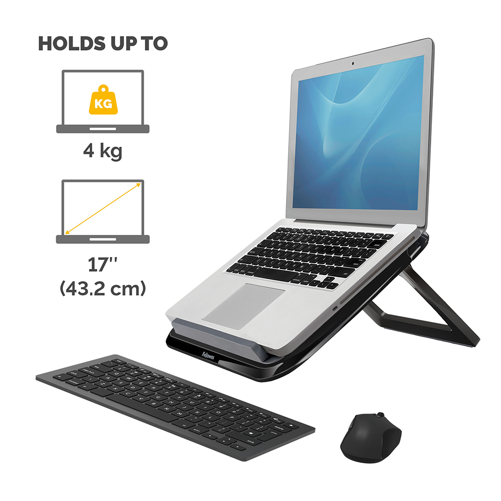 Fellowes I-Spire Series Black Laptop Stand Image 3