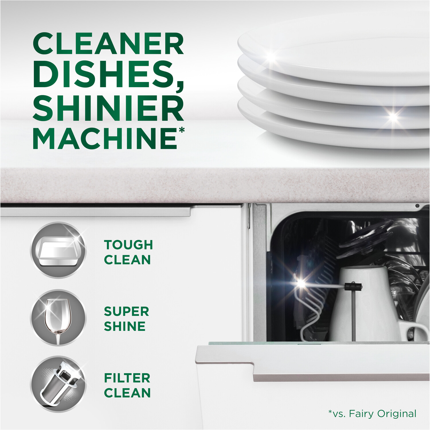 Fairy Platinum Dishwasher Tablets 51 Image 3