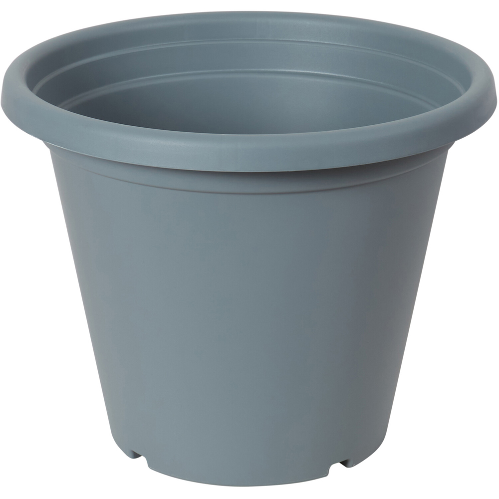 Clever Pots Round Plant Pot with Reservoir Charcoal Grey 30cm Image 2
