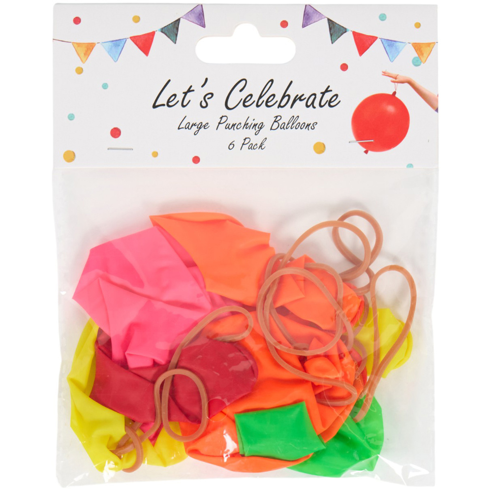My Party Large Punching Balloons 6 Pack Image