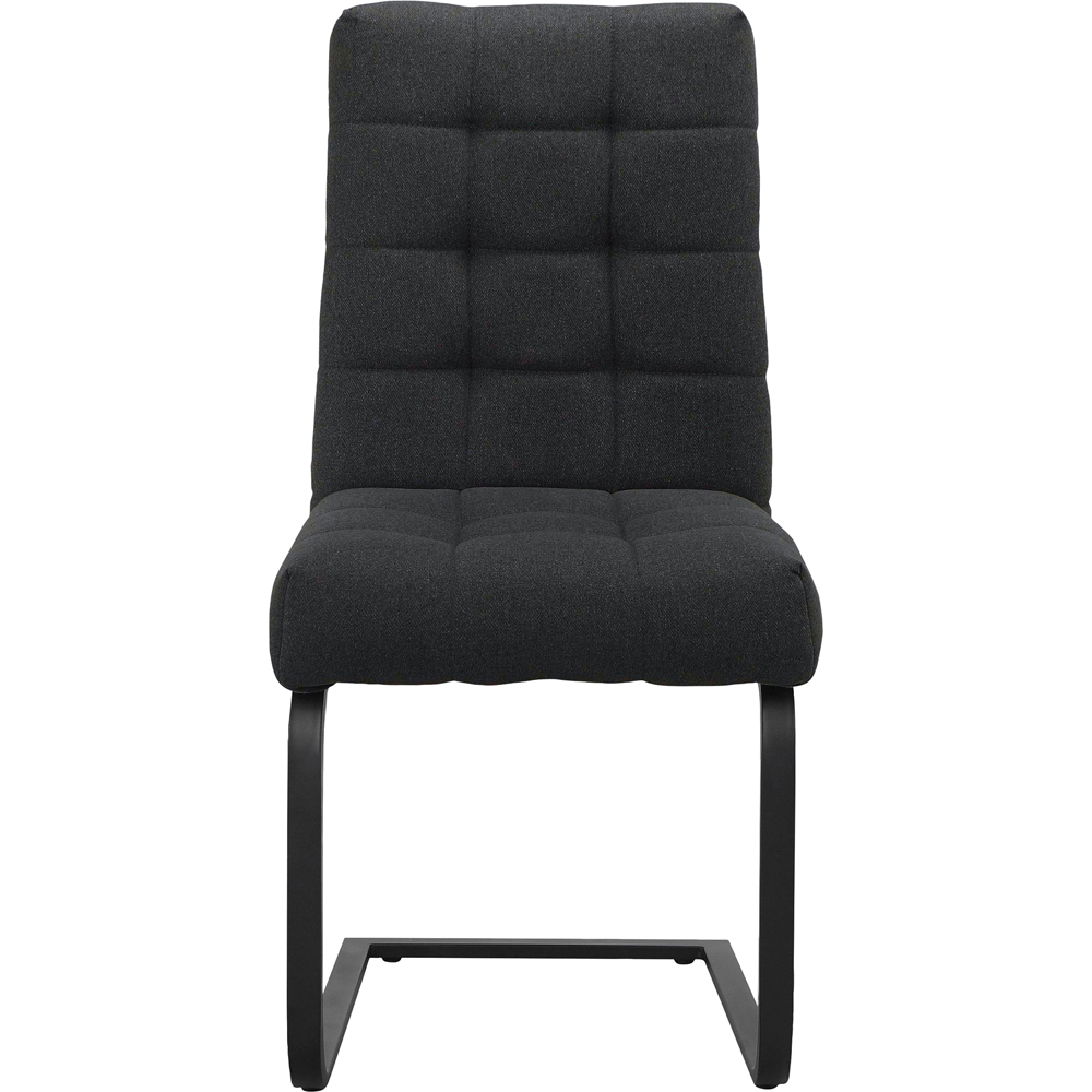 Dorel Terza Set of 2 Black Fabric Dining Chair Image 3