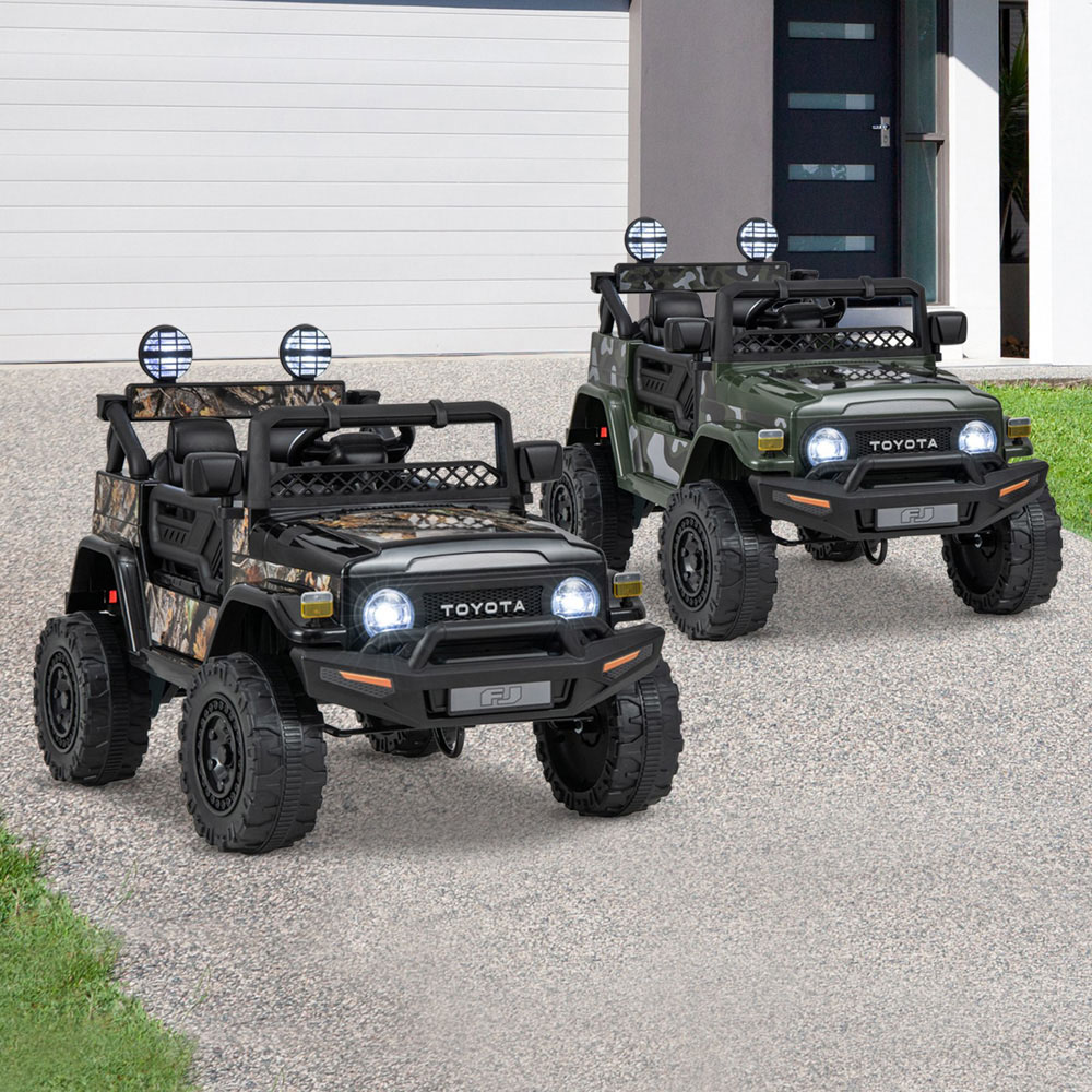 Costway Kids Camouflage Licensed Toyota FJ Cruiser Electric Ride On Car with Remote Control 12V Image 5