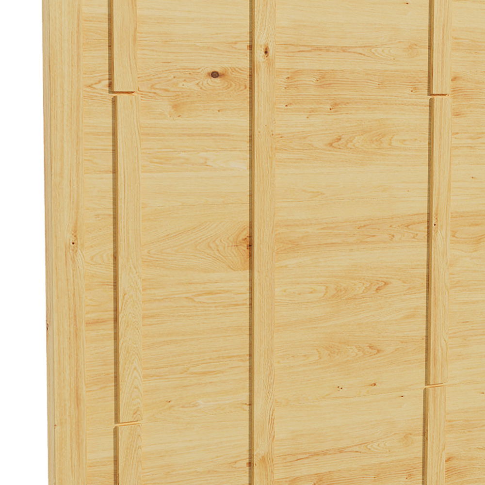 Living and Home 6 x 6ft Lattice Top Wooden Garden Fence Panel Image 3