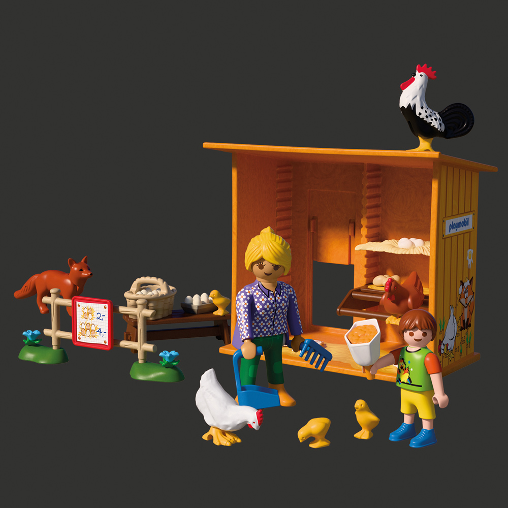 Playmobil Country Young Shepherd Chicken Coop Playset 39 Piece Image 8