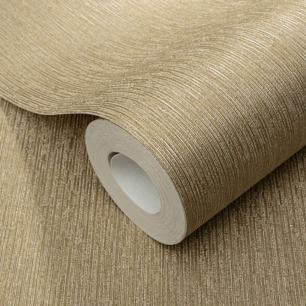 Erismann Soft Loom Gold Vinyl Wallpaper Image 3