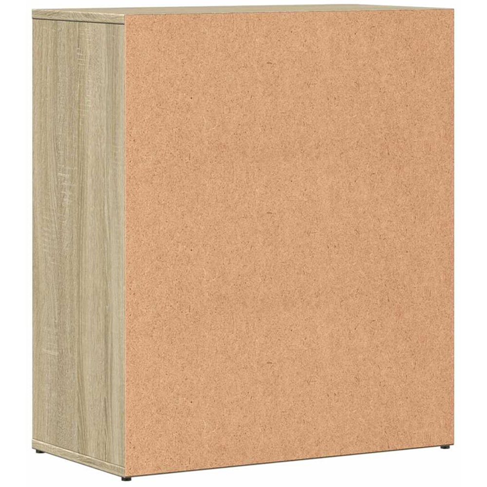 vidaXL 2 Door Single Drawer Sonoma Oak Sideboard Set of 2 Image 6