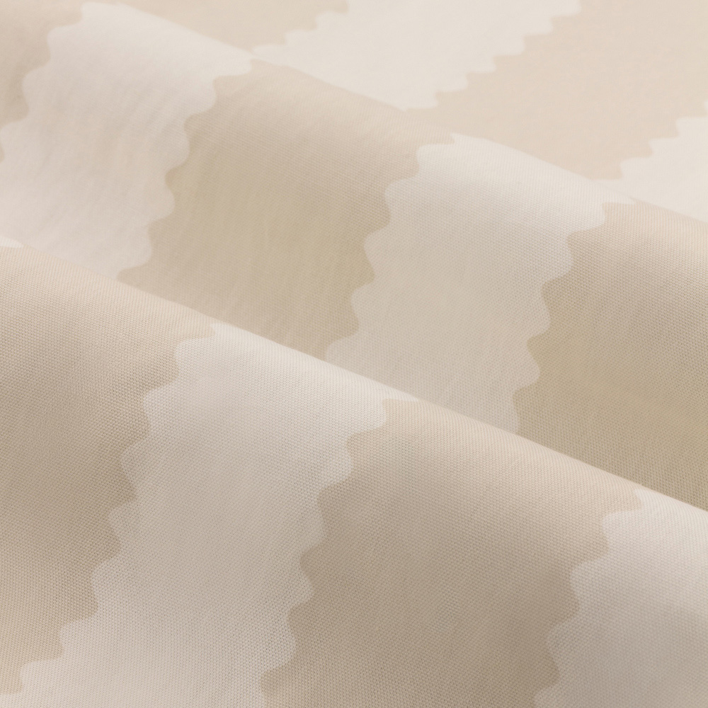 Furn Birdie Oat and Milk Stripe Cotton Fully Lined Pencil Pleat Curtains 168 x 183cm Image 5