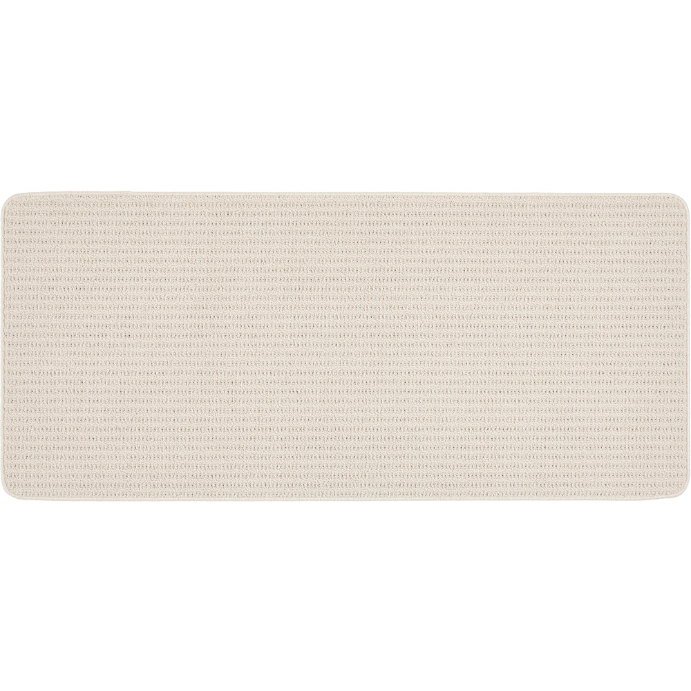 My Mat Ivory Sculptured Waffle Texture Washable Runner 67 x 150cm Image 1