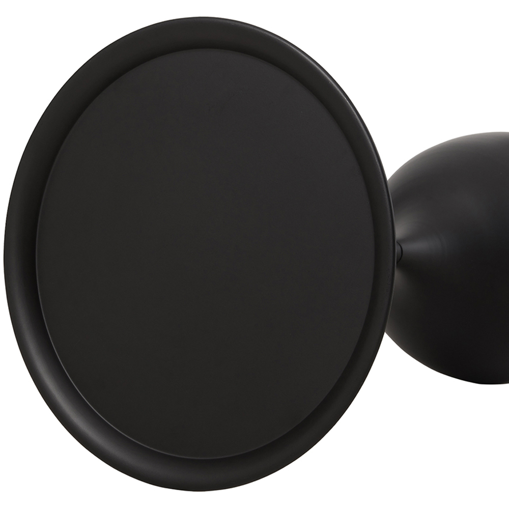 Living and Home Black Round Side Table Image 3