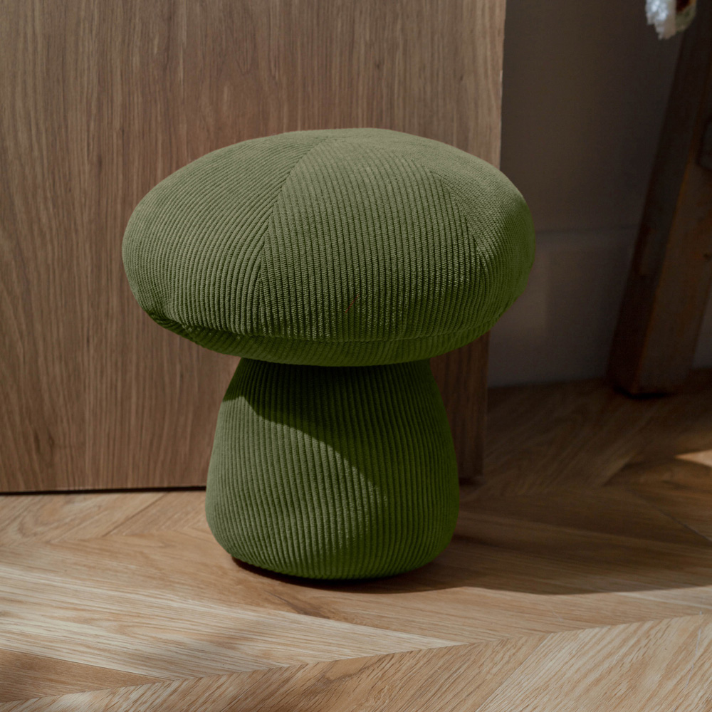 Wylder Nature Cord Mushroom Forest Green Door Stop Image 2